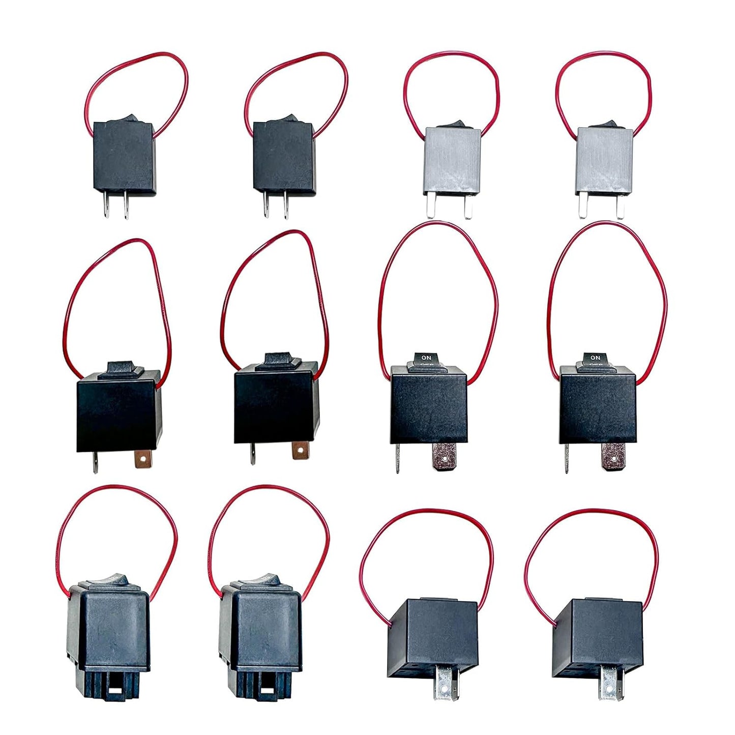 9038A Pack of 24 Relay Bypass Switch Kit and Diagnostic Scan Switch Kit with Amp Loop