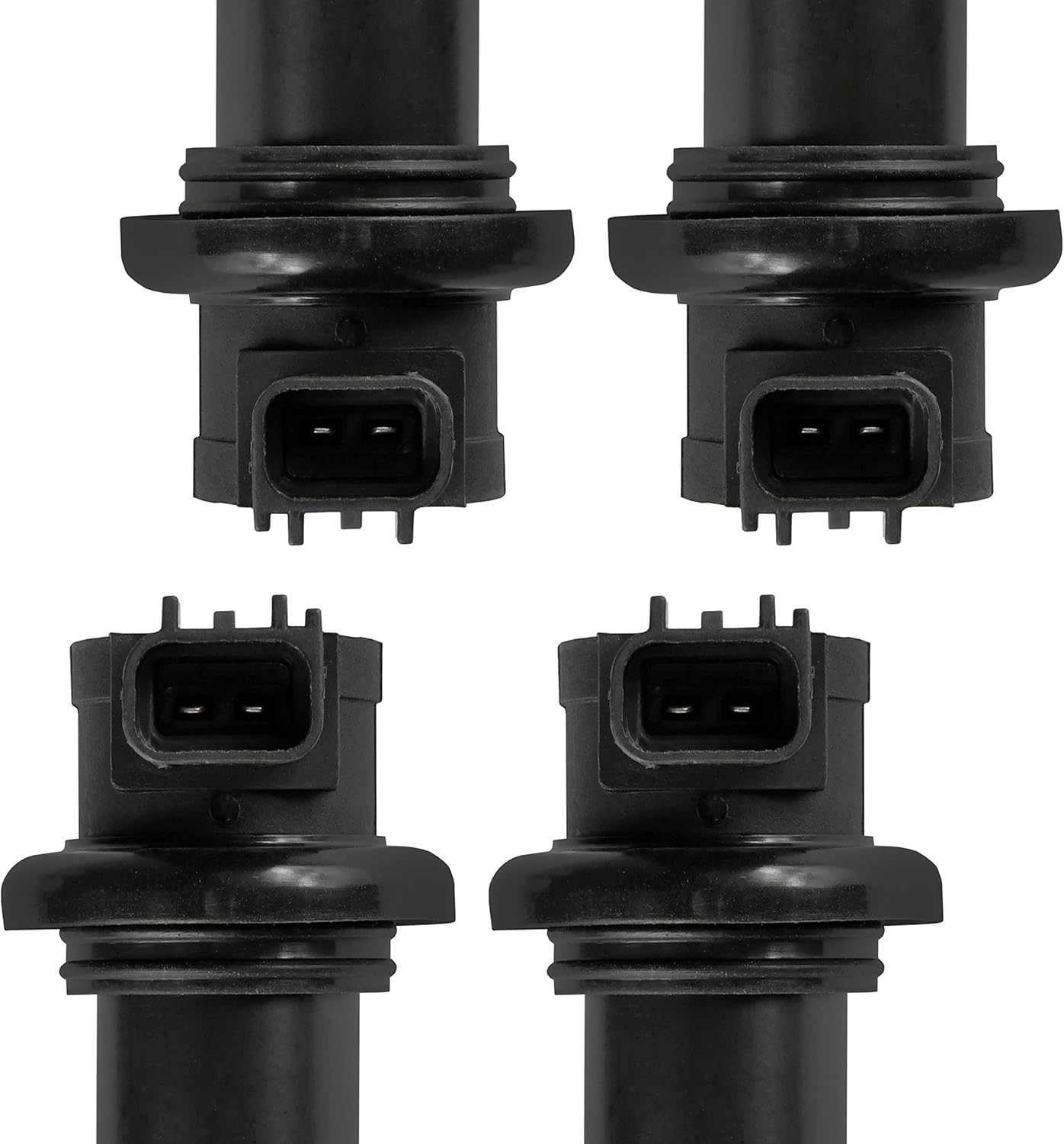 Caltric 4 Ignition Coil Compatible with Yamaha 13S-82310-00-00 YZF-R6 YZFR6 2008 2009 2010 2011 2012 2013 2014 2015 2016