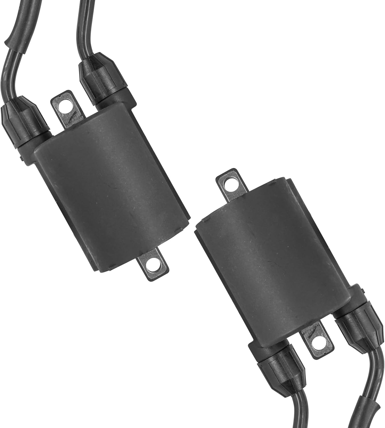 Caltric Two Sets Of Ignition Coil Compatible with Honda Pc800 Pc-800 Pacific Coast 800 1989 1990 1994-1998