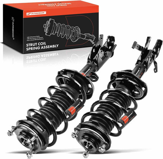A-Premium Front Shock Complete Strut & Coil Spring Assembly Compatible with Honda Civic 2012 2013 1.8L Coupe, 2-PC Set