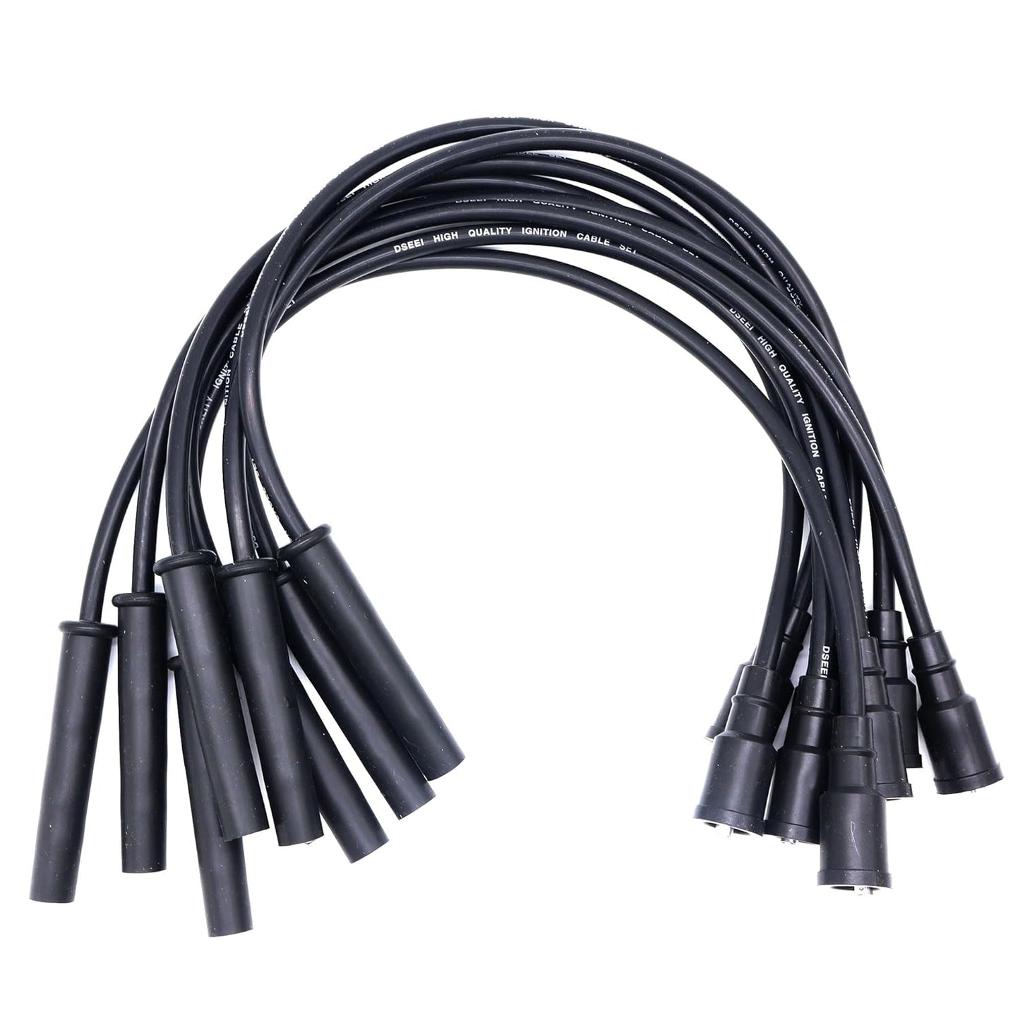 7876 Ignition Spark Plug Wires Set of 9 Compatible with Dodge B150, B1500, B250, B2500, B350, B3500, D150, D250, D350, Dakota, Durango, Ram 1500, Ram 1500 Van, Ram 2500, Ram 2500 Van, Ram 3500