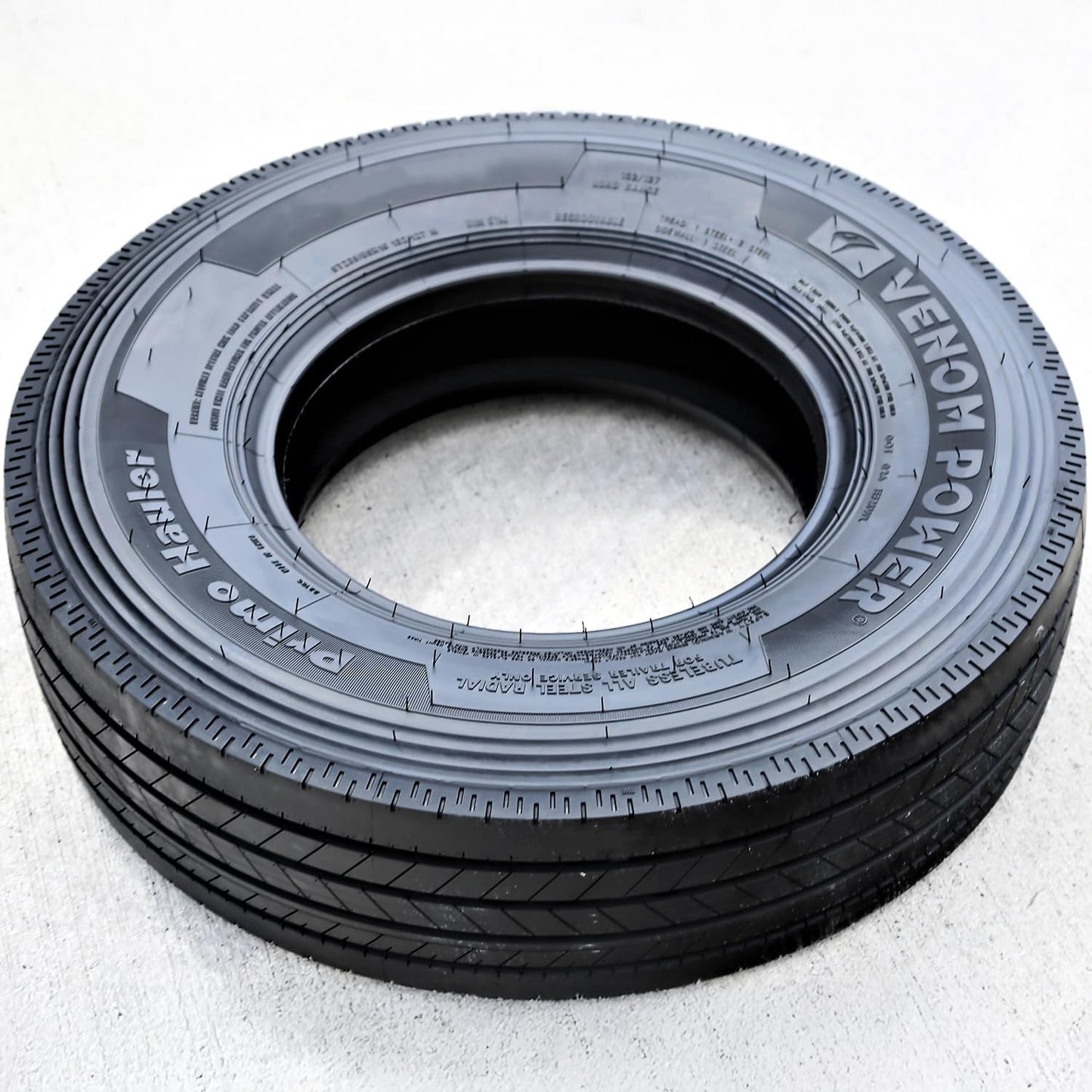 Venom Power Primo Hauler All Steel Heavy Duty Premium Trailer Radial Tire-ST235/85R16 235/85/16 235/85-16 133/128L Load Range H LRH 16-Ply BSW Black Side Wall