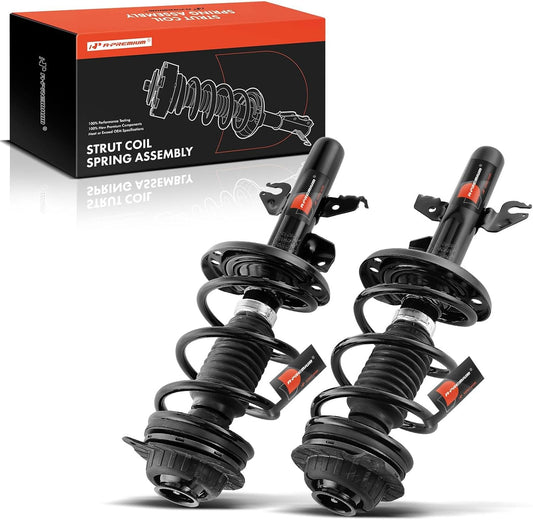A-Premium Front Pair (2) Complete Strut & Coil Spring Assembly Compatible with Dodge Dart 2013 2014 2015 2016