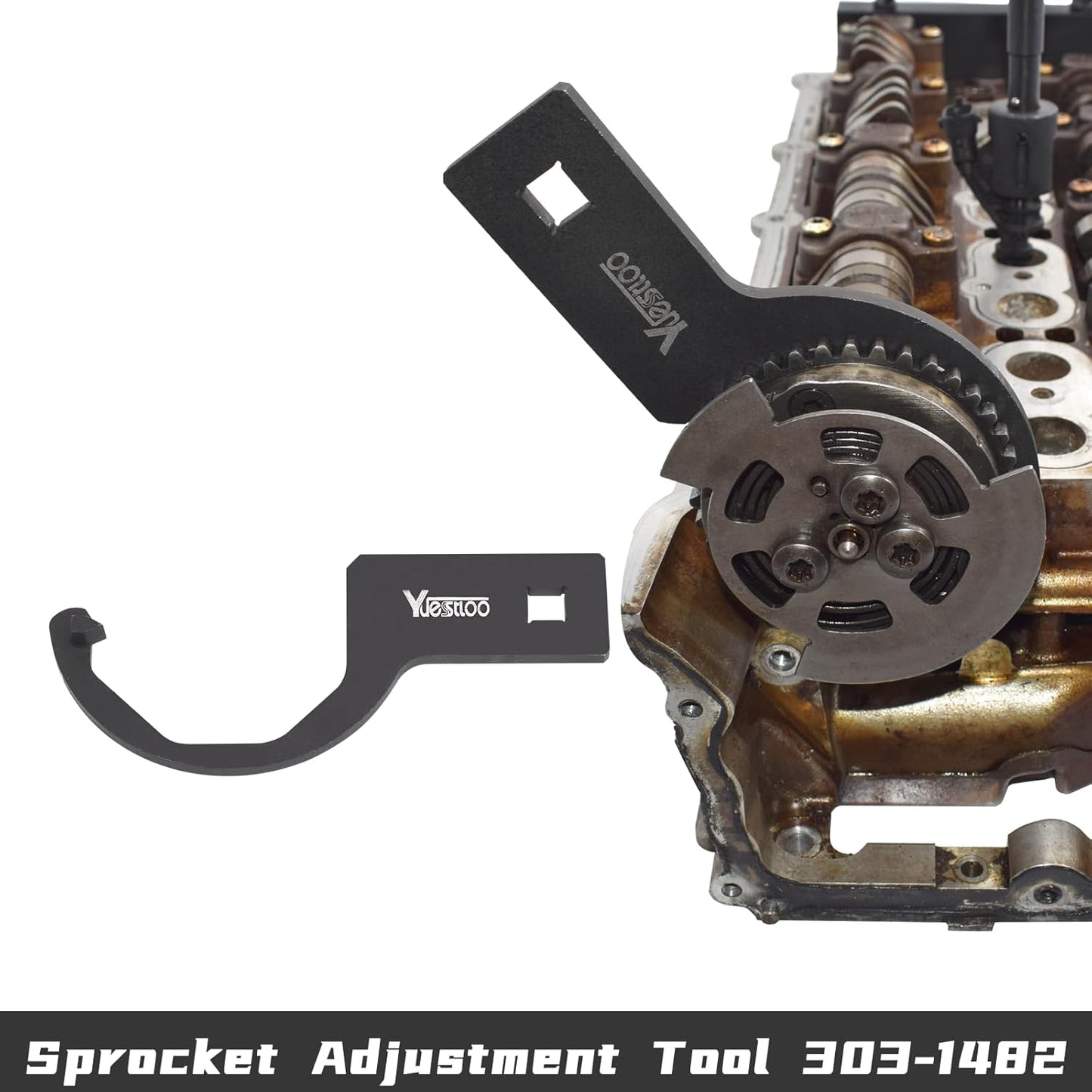 Camshaft Alignment Tool Kit for Land Rover Jaguar Discovery 4 Range Rover Sport V8 5.0L V6 3.0L, Engine Timing Tool with Fuel Pump, Fuel Injector Remover Tool, 303-1445, 303-1448, 303-1452, 303-1482