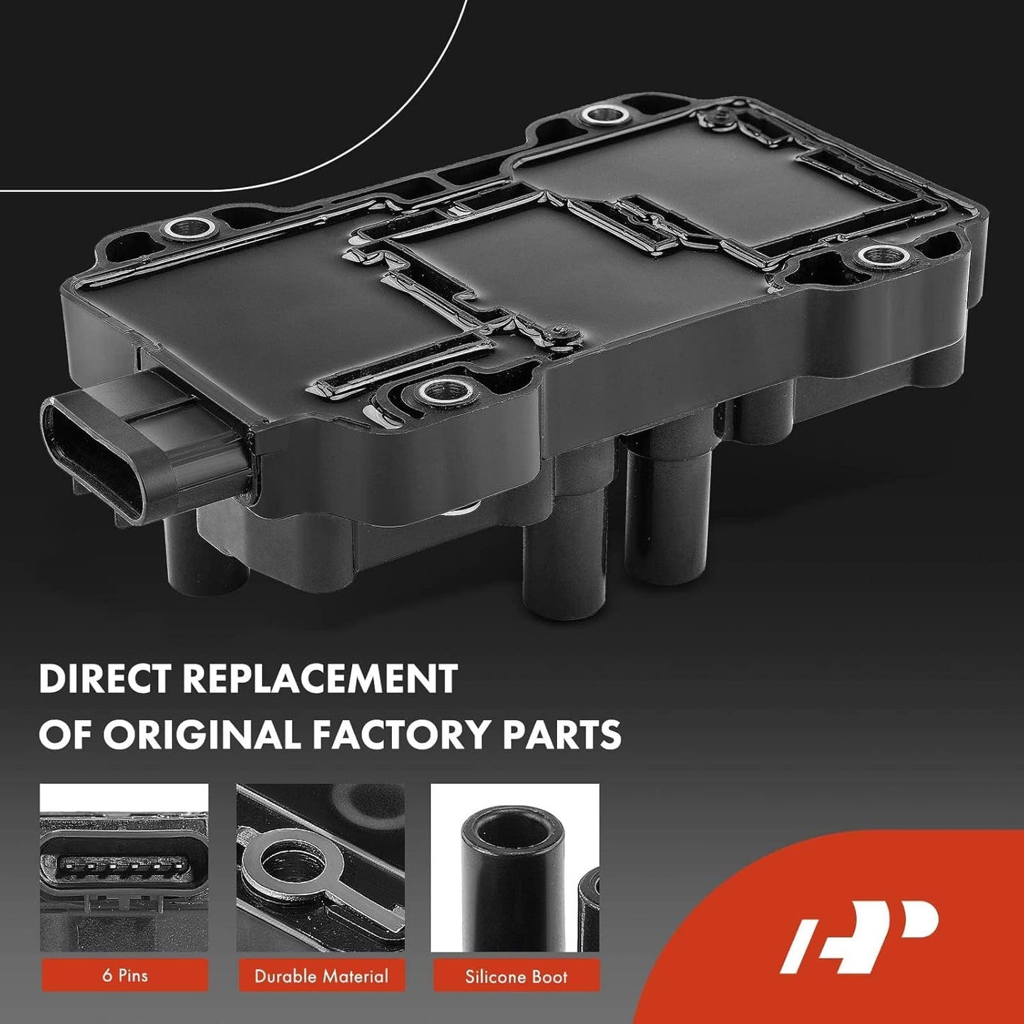 A-Premium Ignition Coils and Spark Plugs Kits Compatible with Chevrolet Silverado 1500, Equinox, Malibu, Impala, Express 1500 & GMC Sierra 1500, Savana 1500 & Buick Lucerne & Saturn Vue, Relay