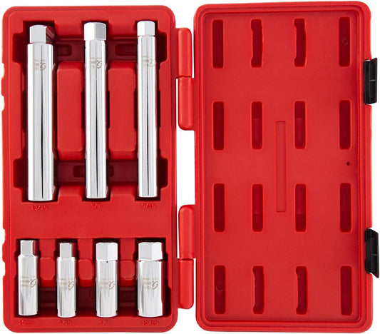 SUNEX TOOLS 8845 3/8-Inch Drive Master Spark Plug Set, CR-V, 7-Pieces