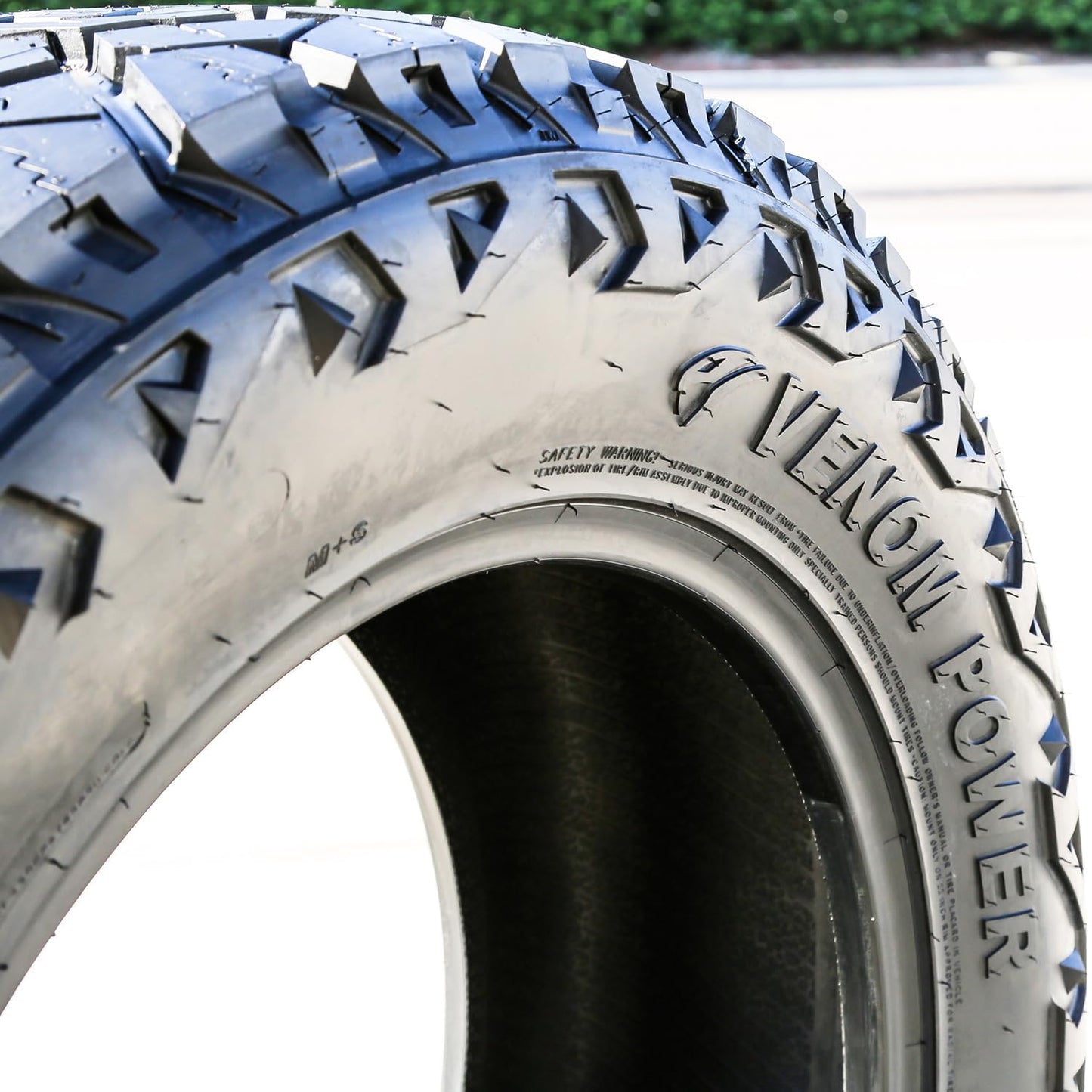 Venom Power Terra Hunter X/T XT All-Terrain Mud Light Truck Radial Tire-33X12.50R22 33X12.50X22 33X12.50-22 114Q Load Range F LRF 12-Ply BSW Black Side Wall