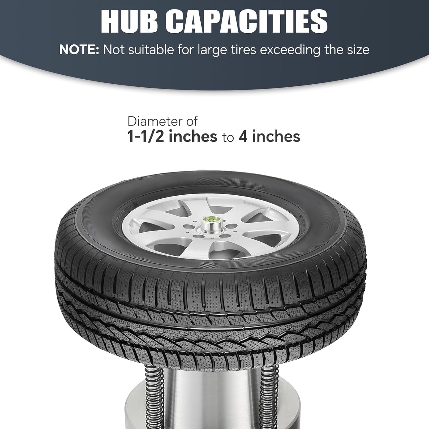 ATPEAM Portable Bubble Wheel Balancer - Heavy Duty Tire Balancing Machine for Car and Light Truck Wheel Repair
