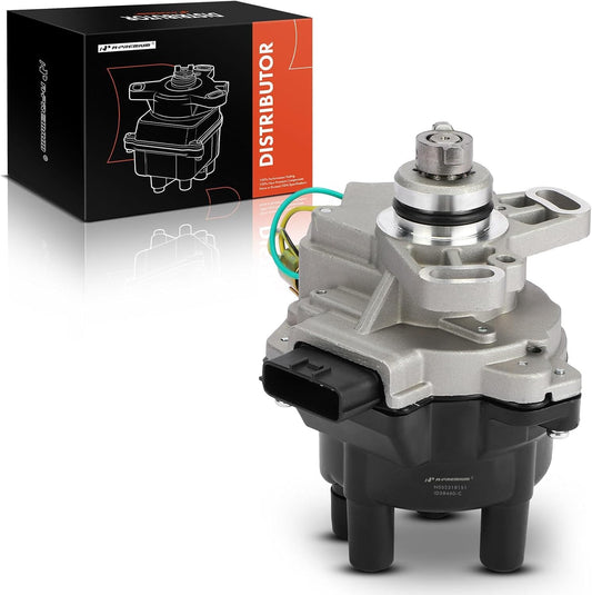 A-Premium Ignition Distributor with Module and Cap and Rotor Compatible with Nissan Altima 1997 1998 1999 2000 2001 2.4L