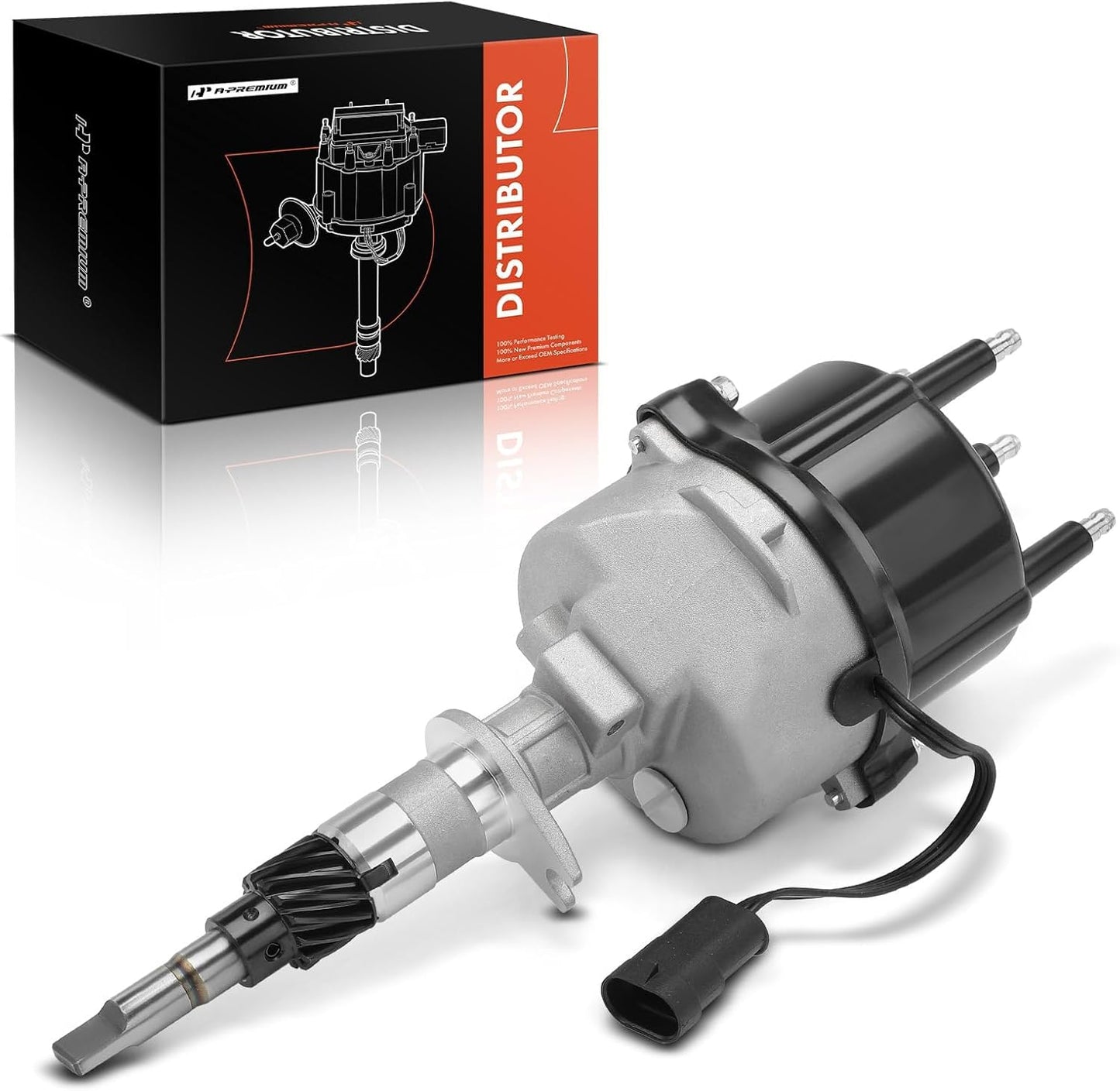 A-Premium Ignition Distributor with Cap and Rotor Compatible with Jeep Grand Cherokee, Cherokee 1994-1997, Wrangler 1994-1995 1997, 4.0L