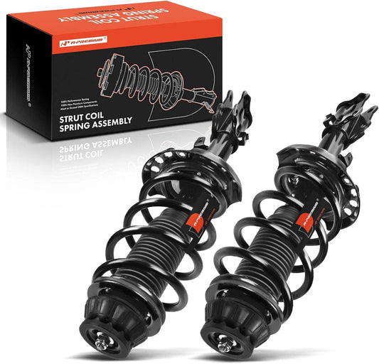 A-Premium Front Pair (2) Complete Strut & Coil Spring Assembly Compatible with Kia Soul 2010 2011 2012 2013