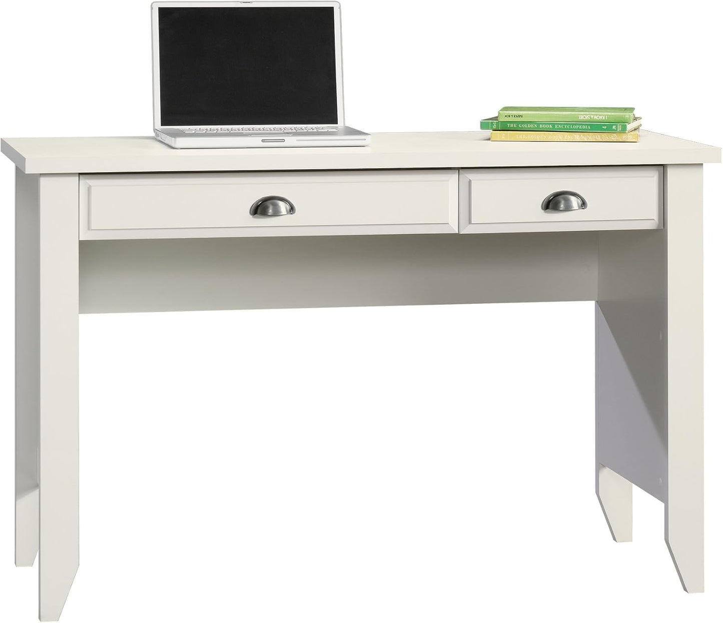Sauder Shoal Creek Small Work Study Computer, Laptop Desk, L: 47.17" x W: 19.45" x H: 30.28", Soft White
