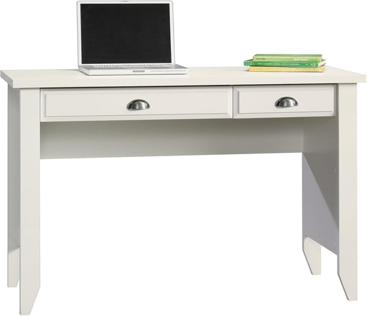 Sauder Shoal Creek Small Work Study Computer, Laptop Desk, L: 47.17" x W: 19.45" x H: 30.28", Soft White