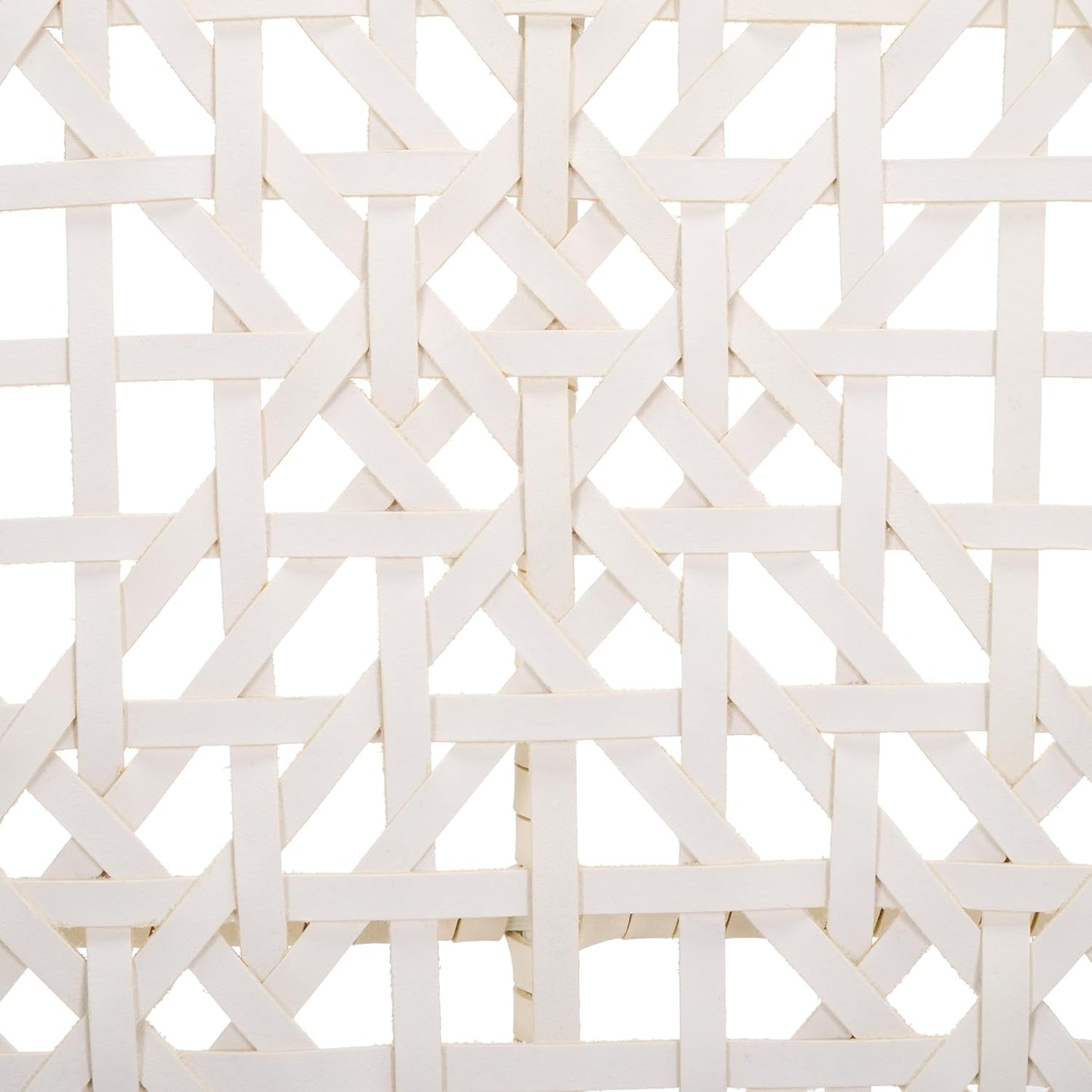 SAFAVIEH Home Collection Bandelier White Leather/Brown Solid Wood Arm Chair (Fully Assembled)