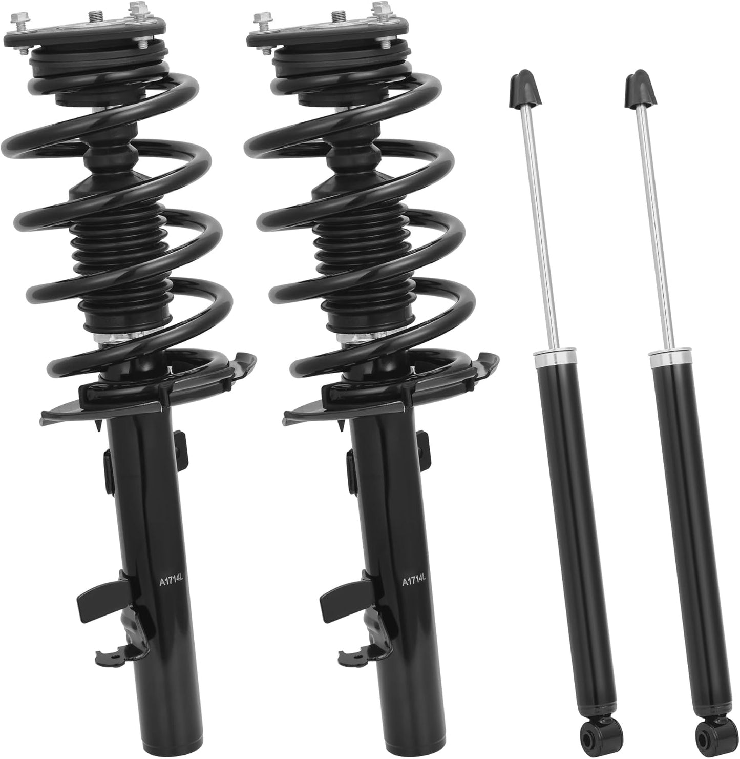 YITAMOTOR Front Complete strut Quick Struts Rear Shocks Assembly Compatible with 2014-2019 Sentra
