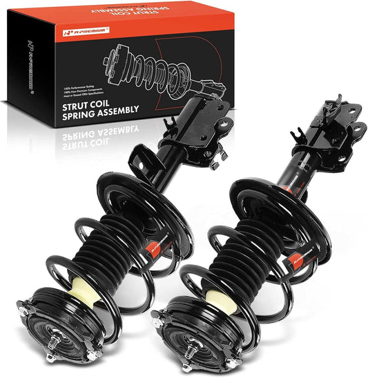 A-Premium Front Pair (2) Complete Strut and Coil Spring Assembly Compatible with Nissan Maxima 2016-2023, Driver and Passenger Side