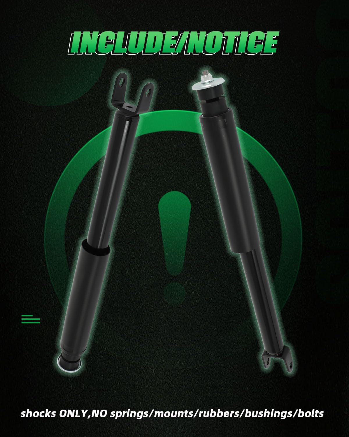 SCITOO - Rear Shock Absorber for Ford Fits 1996-2007 for Ford Taurus,1996-2005 for Mercury Sable Shocks 349168 37329 550058 Struts - 2Pc Set