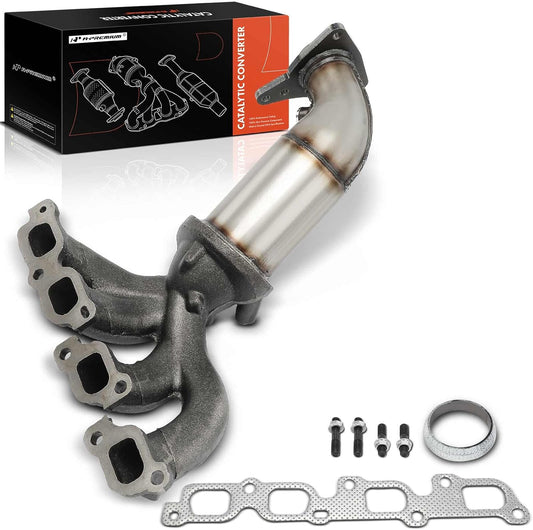 A-Premium Front Exhaust Manifold Catalytic Converter Kit Direct-Fit Compatible with Chevrolet Colorado 2007-2012 & GMC Canyon 2007-2012 & Isuzu i-290 i290 2007-2008, 2.9L, EPA Compliant