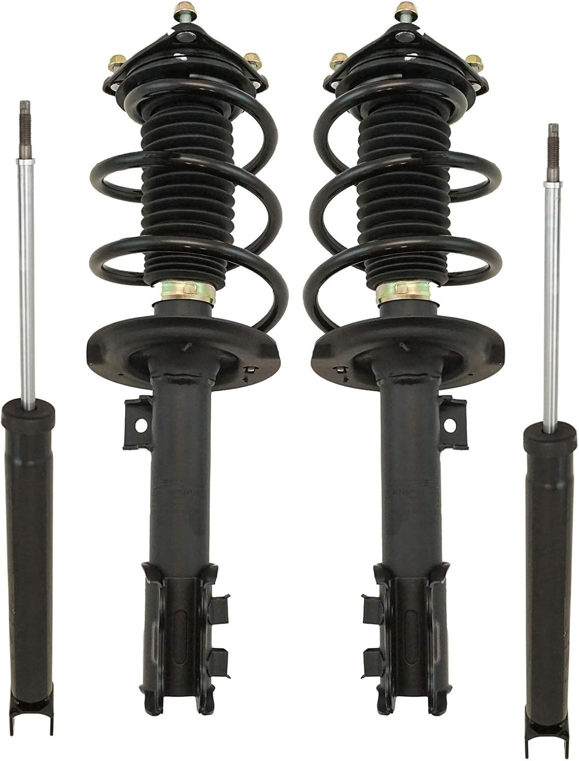 TRQ Complete Strut Assembly & Shock Absorber Kit Complete Strut & Coil Spring Assembly Compatible with 2011 Hyundai Sonata