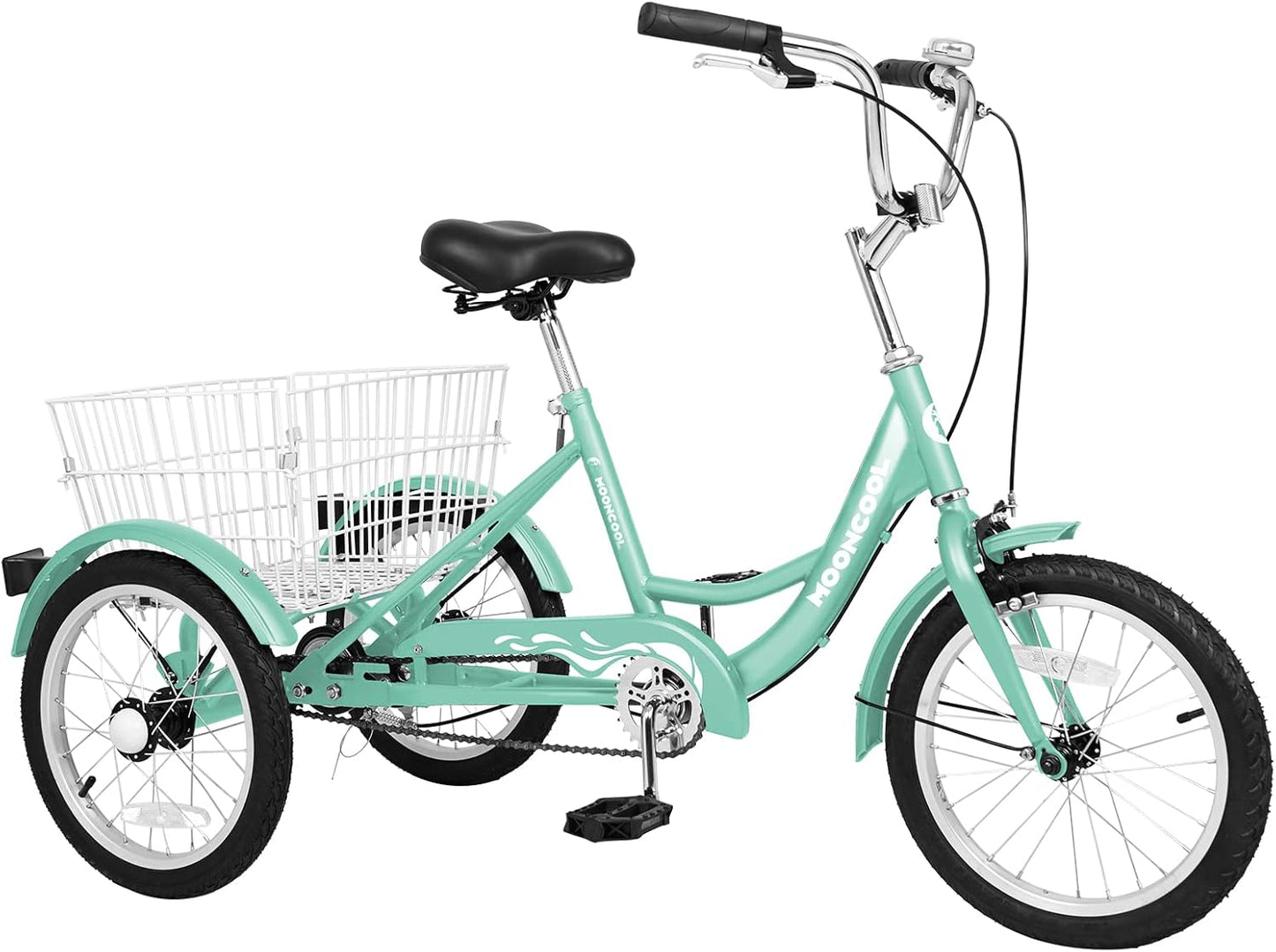 ABORON Adults Tricycle, 3 Wheels Bike for Adult, Tricycle for Adults, Double-Wall Wheel Rims, Tricycle for Women Men Exercise Outdoor Sports