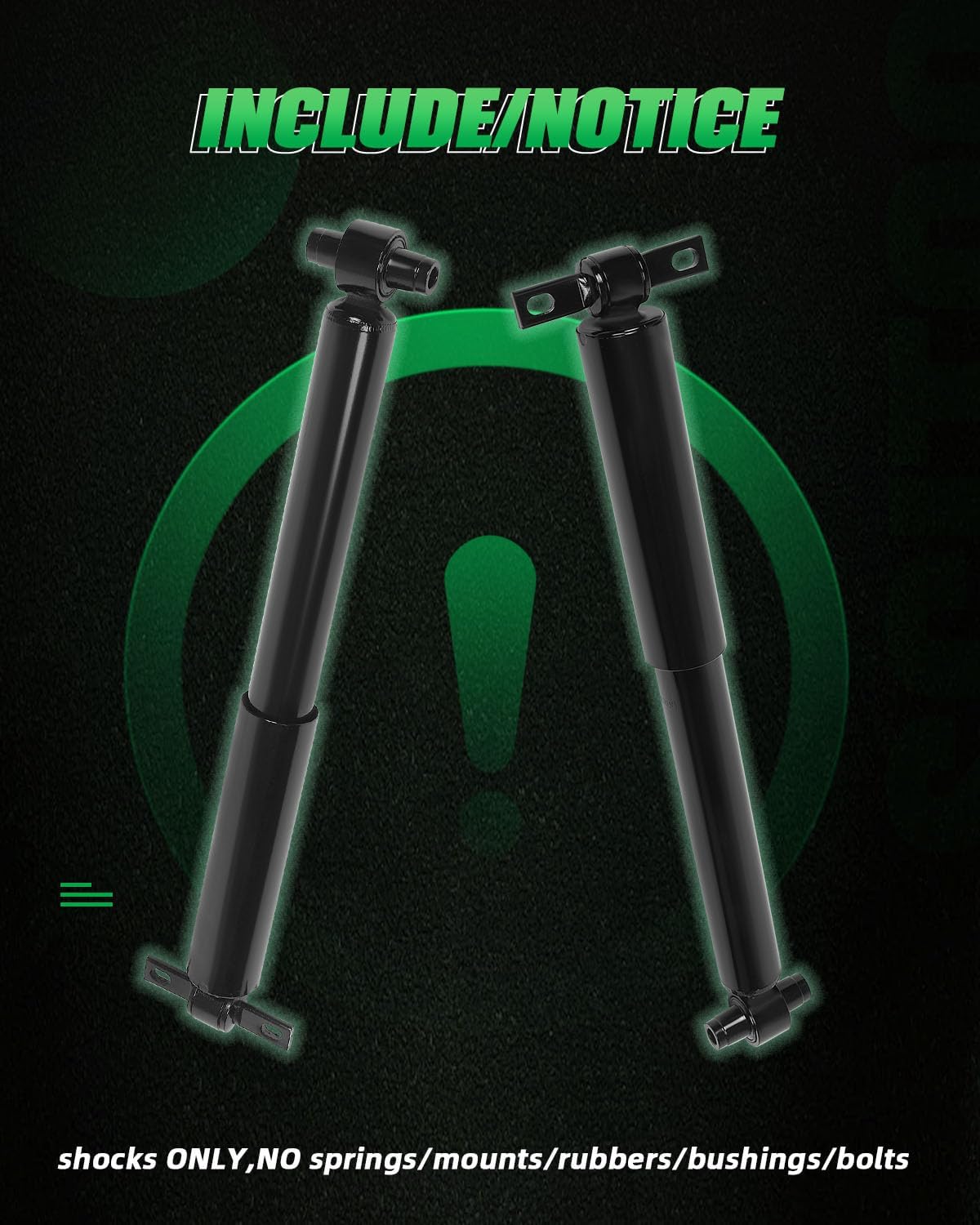 SCITOO - Rear Shock Absorber for Honda Fits 2009 2010 2011 2012 2013 2014 2015 for Honda Pilot Shocks 37339 Struts - 2Pc Set