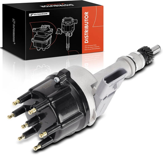 A-Premium Ignition Distributor with Cap and Rotor Compatible with Ford Ranger 1986-1989/1991-1992, Bronco II 1986-1990, 2.9L, Naturally Aspirated
