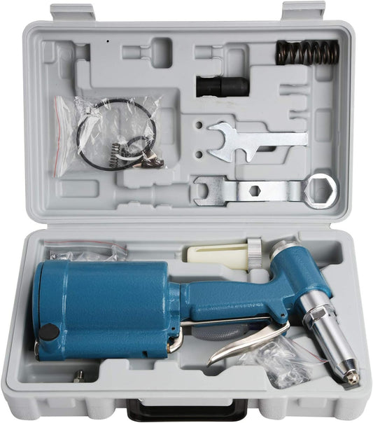 WINTOOLS Pneumatic Air Hydraulic Pop Rivet Gun Riveter Riveting Tool w/Case