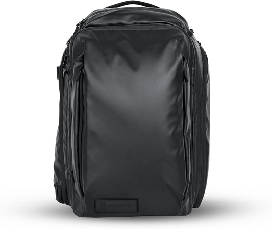WANDRD TRANSIT Travel Backpack 35L - Photography Backpack with Laptop Compartment - Personal Item Travel Bag - Large Back-pack for Women and Men (Black)
