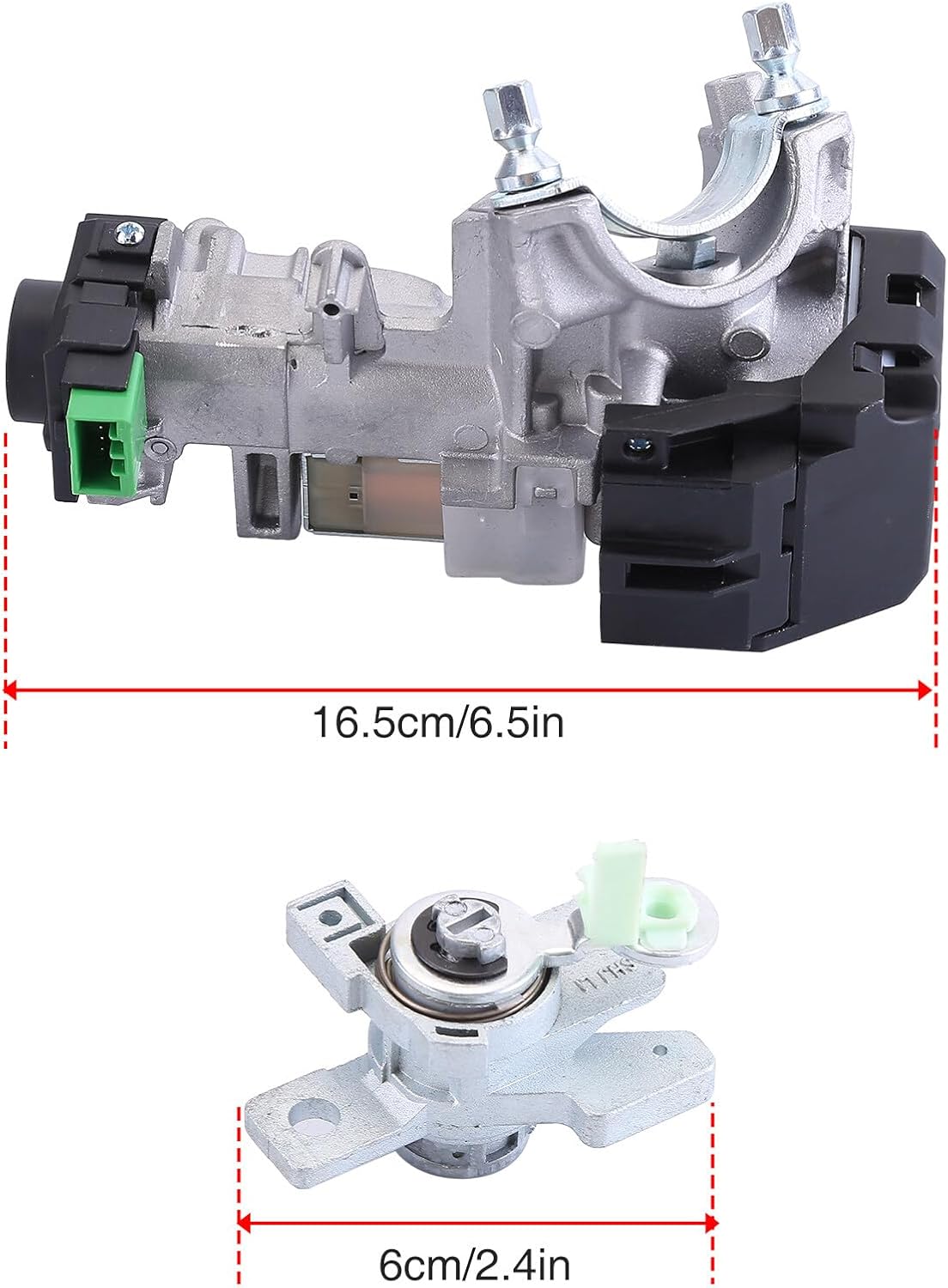 Complete Ignition Key Switch Cylinder & Door Lock Set Fit for 2005-2010 Honda Odyssey 3.5L V6 Ignition Door Lock Cylinder Kit with 2 Keys Replace 72185-SHJ-A01 06351-SCV-C10 Lock Key