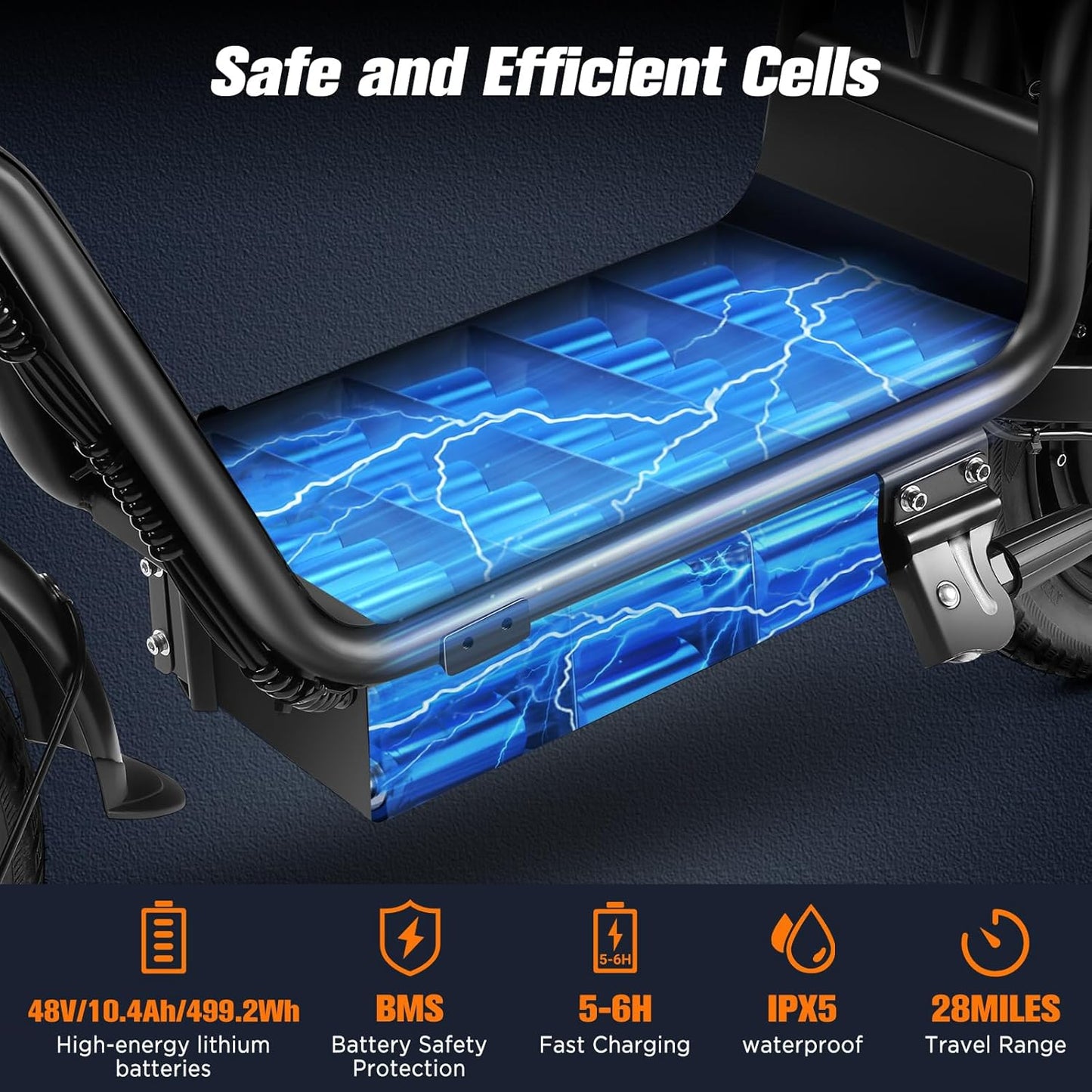 C14 Electric Scooter for Adults with Seat – High-Performance, Foldable E-Scooter with 900W Peak Power, 20MPH, 28-Mile Range, and Dual Disc Brakes,High Strength Frame,330lbs Max Load - Black