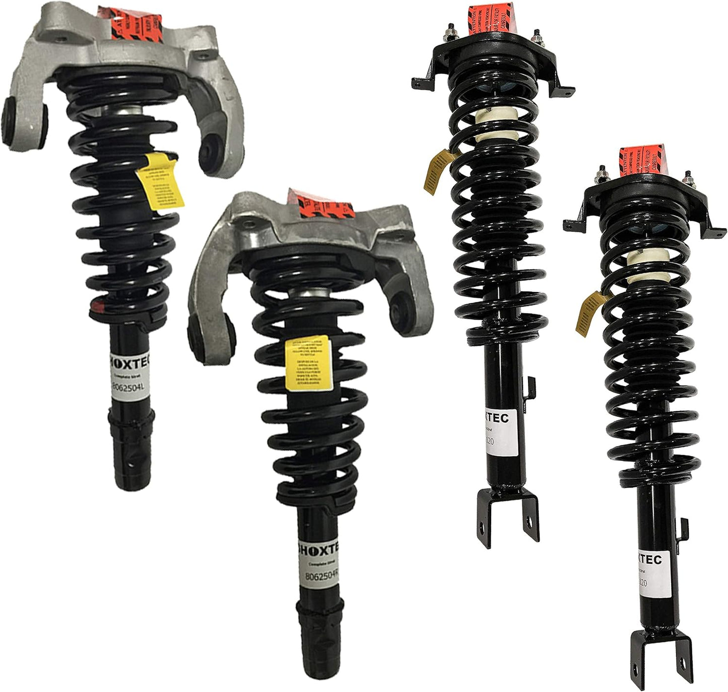 Shoxtec Full Set Complete Struts Assembly Replacement for 2000-2006 Chrysler Sebring; Coil Spring Shock Absorber Repl. 271311 171565LR