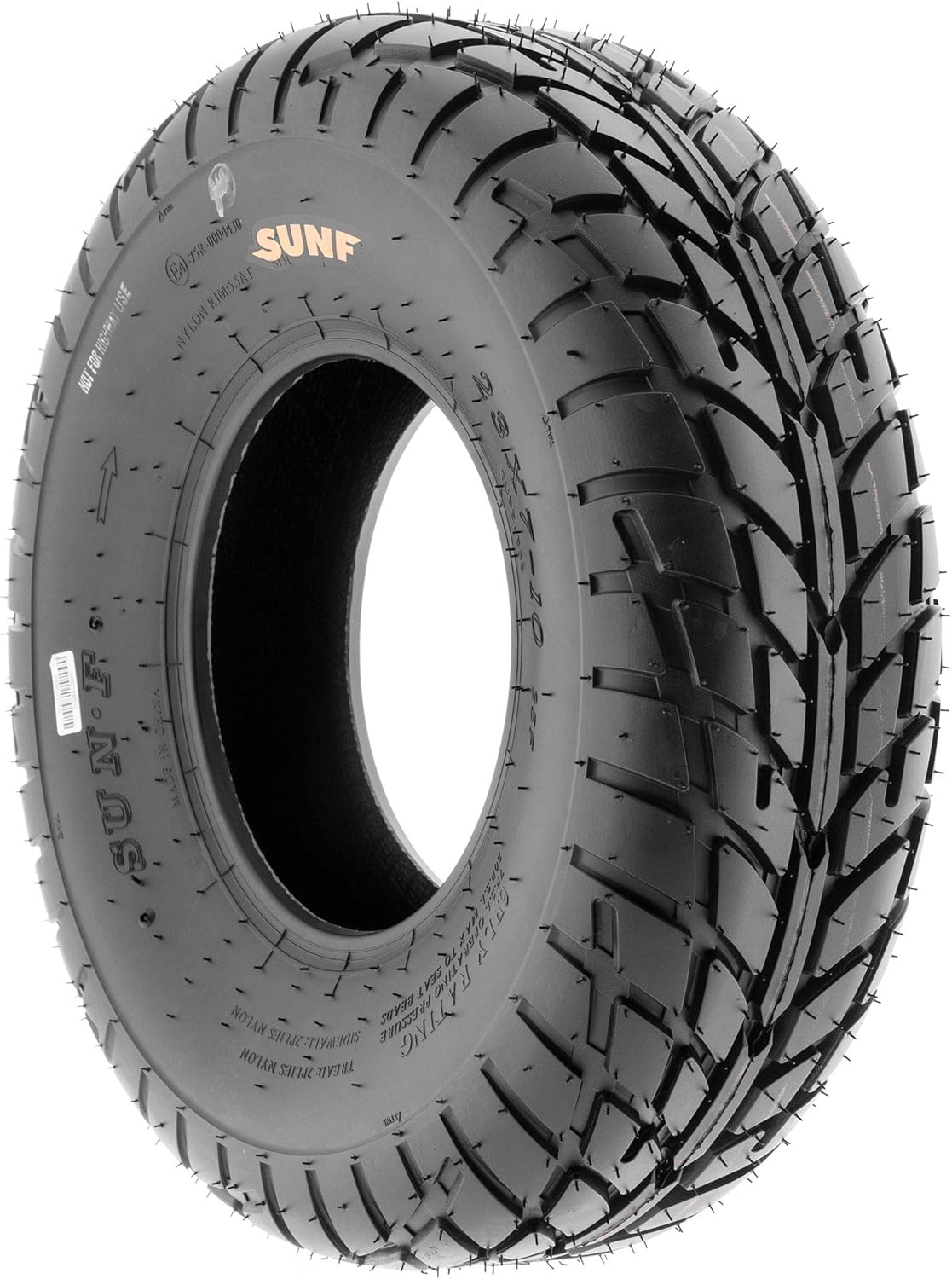 【2】SunF 145/70-6 ATV UTV Tires 145/70x6 Tubeless 6 Ply for 6 Rims - A021, black