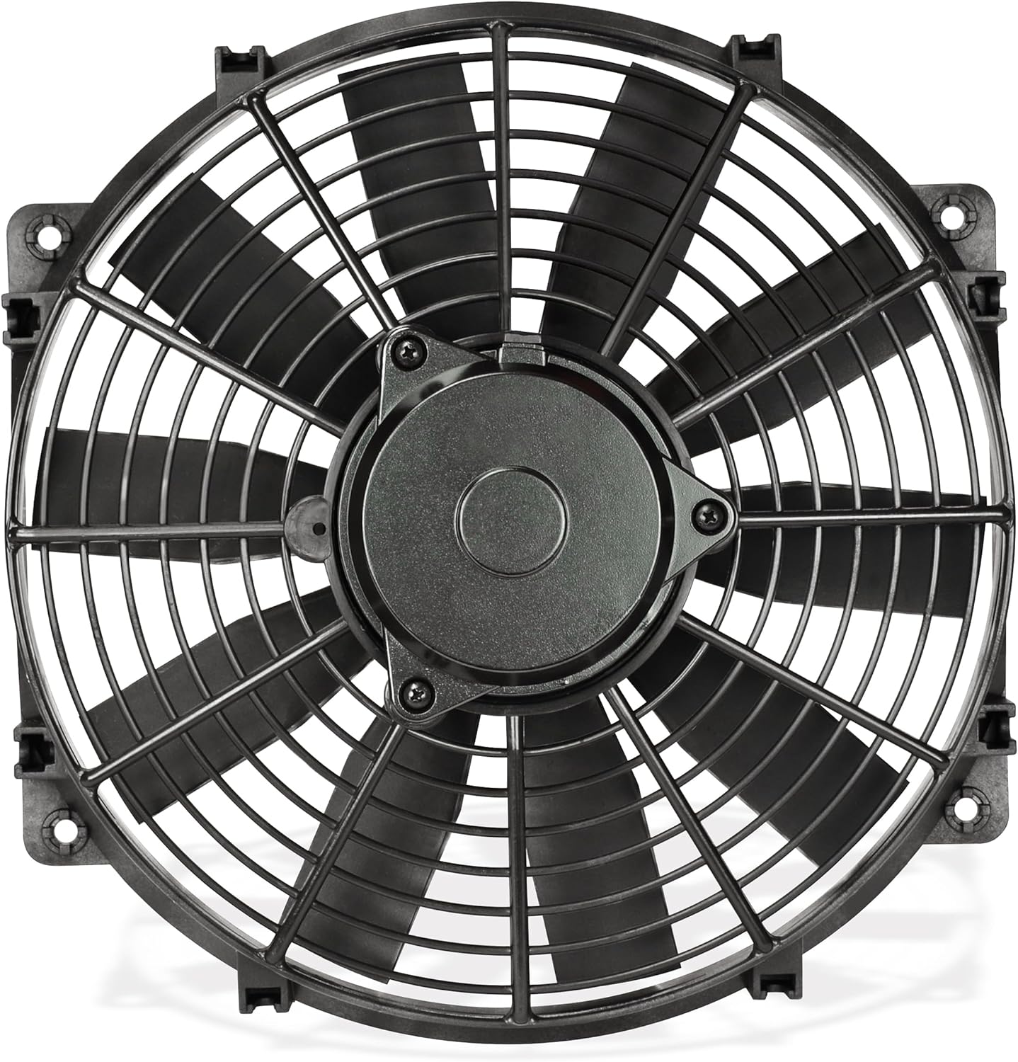 Trimline Reversible Electric Fan, Pusher-Puller Fan (116), Car Accessories, 16 Inches Black