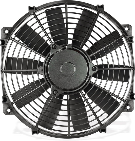 Trimline Reversible Electric Fan, Pusher-Puller Fan (116), Car Accessories, 16 Inches Black