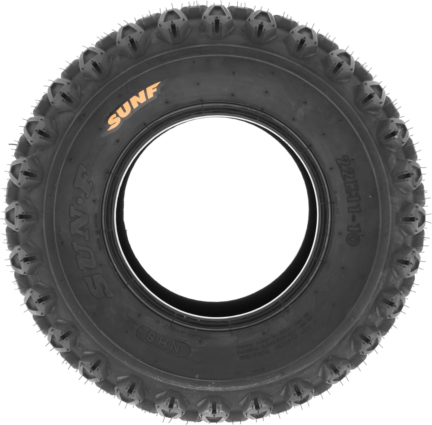 [Set of 2] SunF 20x10-8 20x10x8 ATV UTV Tires 4 Ply Golf Cart Lawn Mower Quad G003 [ Rim(s) NOT included ]