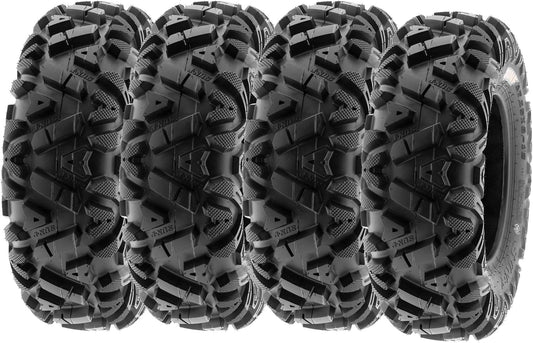 SunF 26x10-12 26x10x12 All Terrain Tires ATV UTV 6 PR POWER I A033 - SET of 4