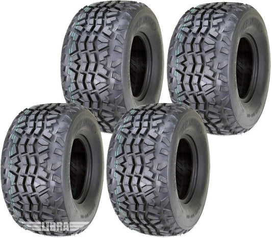 WANDA Set of 4 Utility ATV tires 23x11-10 for 01-08 Kawasaki MULE 3000/3010 High Load Cap