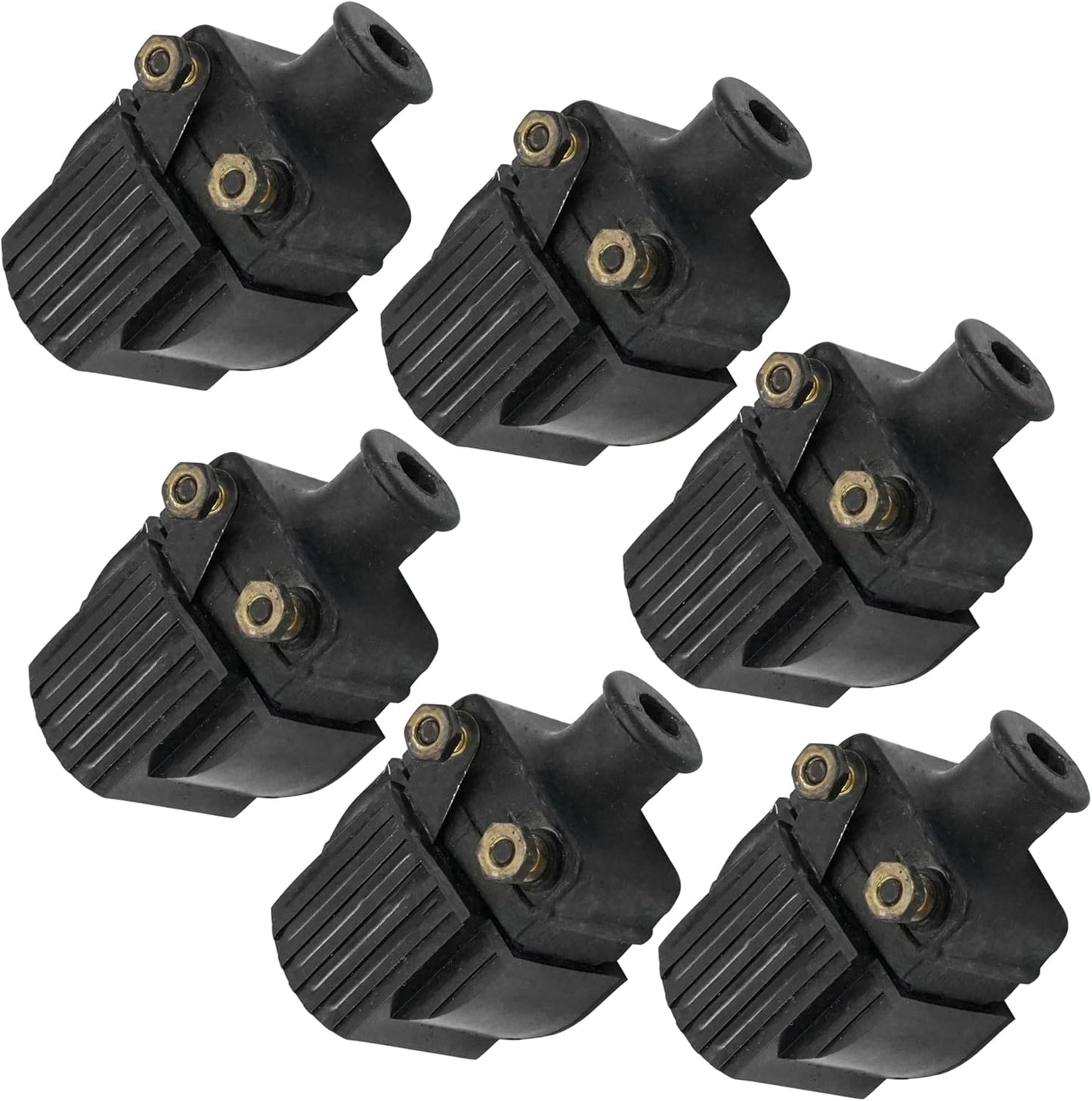 Caltric 6-Pack Ignition Coils Compatible with Mercury Outboard 175Hp 175-Hp 175 Hp Engine 1988-2000