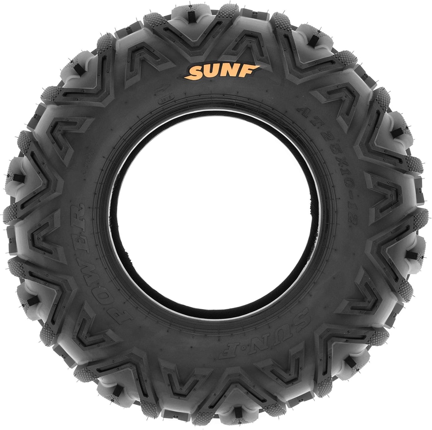 Set of 2 SunF A033 Power.I AT 25x11-12 ATV UTV Off-Road Tires All-Terrain, 6 Ply Tubeless