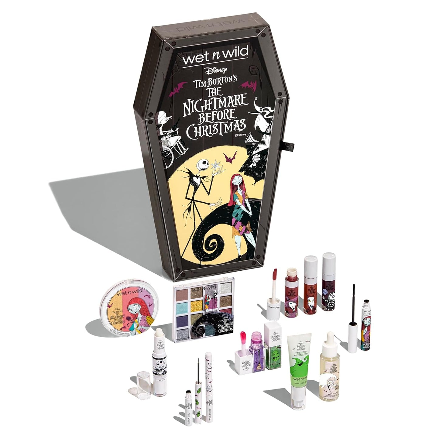 wet n wild Alice in Wonderland PR Box - Makeup Set with Versatile Brushes, Buildable & Blendable Palettes, Vibrant Colors, & Lip Glosses for Unique Looks, Cruelty-Free & Vegan