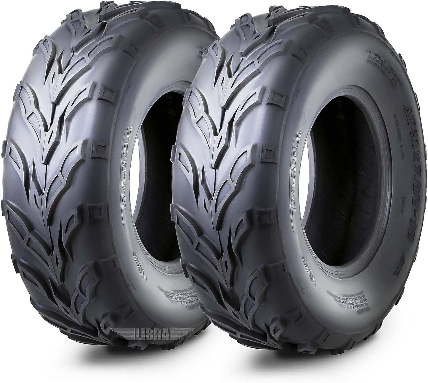 WANDA Set of 2 Sport ATV Tires 20x10-10 20x10x10 4PR P361-10193