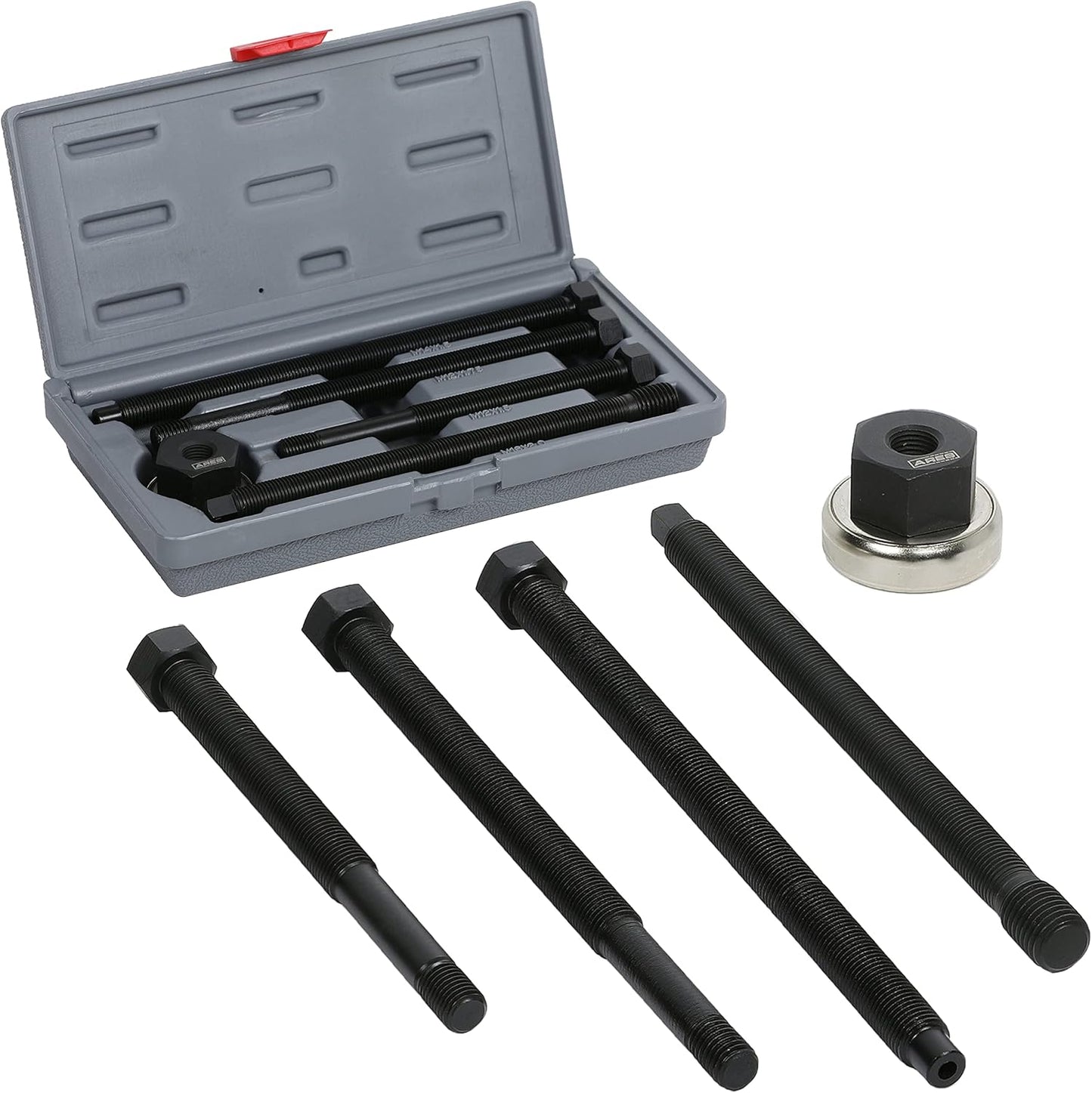 ARES 71002 - Harmonic Balancer Puller Kit - Adjustable 3-Jaw Puller Fits Most Late Model Automobiles & Trucks - Remove Damper Pulleys in Tight Engine Compartments Without Removing The Radiator