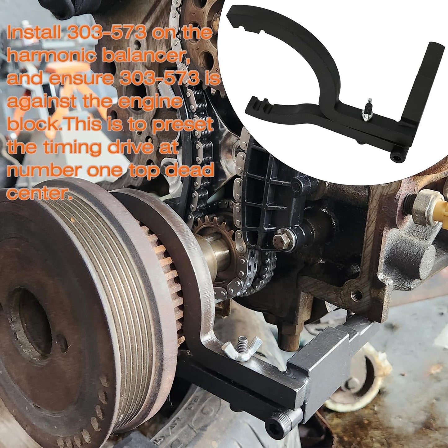 Camshaft Timing Tool Kit for Ford Land Rover Explorer Mustang Ranger Mercury Mountaineer Mazda L3 Mazda 4.0L V6 4015CC SOHC, with Carrying Case & Gloves