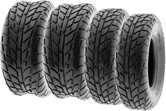 SunF 21x7-10 20x10-9 Hardpack Race Sport ATV UTV Quad Tire 6 PR A021 - BUNDLE