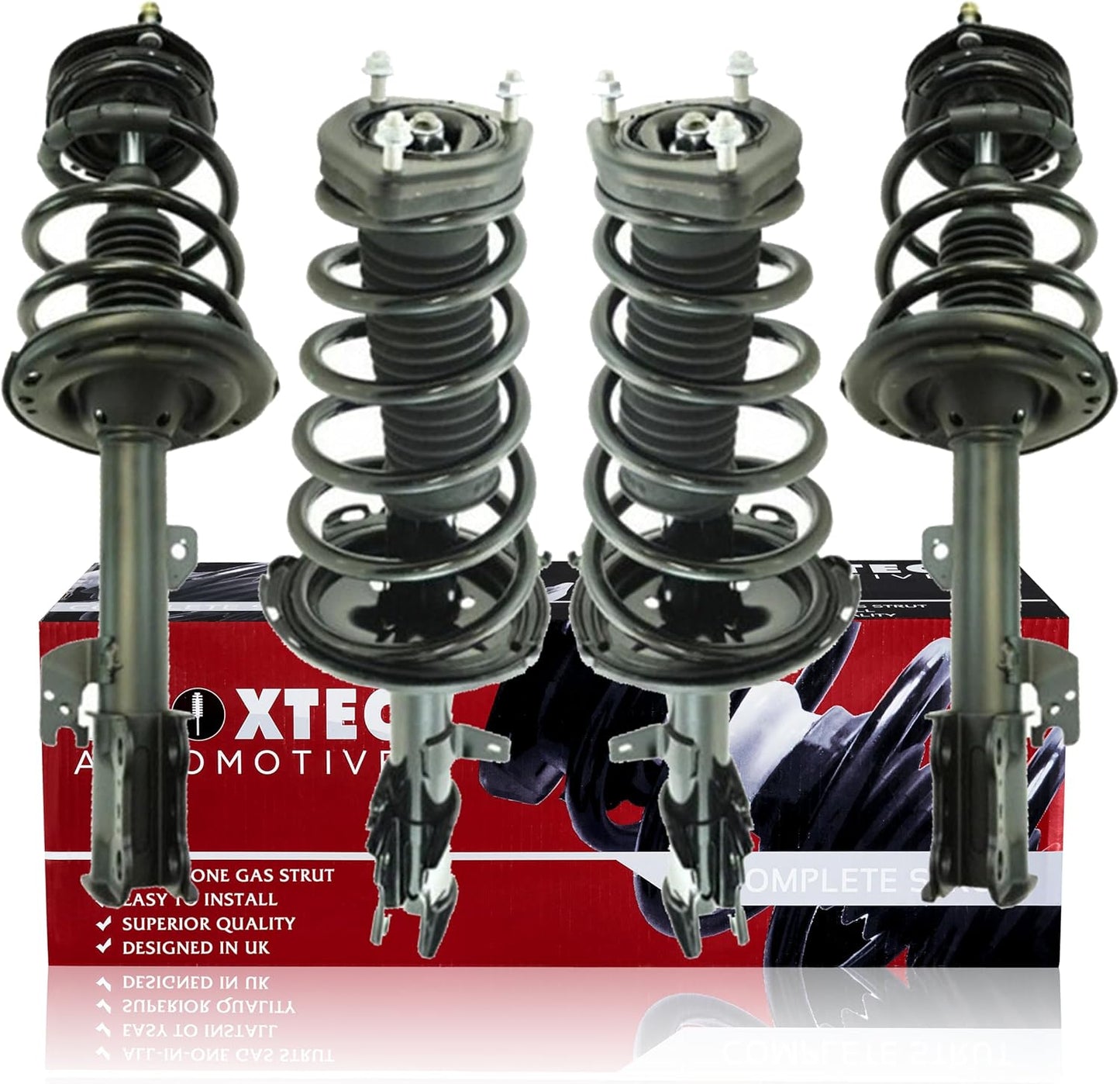 Shoxtec Full Set Complete Strut Shock Absorbers Replacement for 2009-2012 Toyota Venza; FWD Only; Repl. no 172963 172963 172967 172966