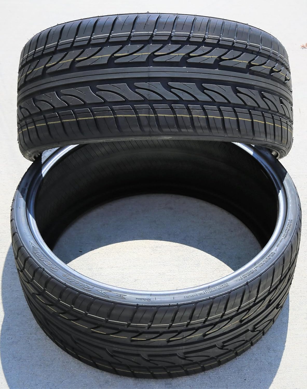 Set of 4 (FOUR) Haida Racing HD921 Summer Passenger Car High Performance Radial Tires-295/25R22 295/25ZR22 295/25/22 295/25-22 97W Load Range XL 4-Ply BSW Black Side Wall UTQG 420AA