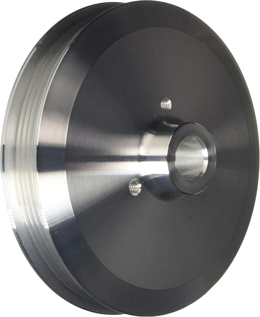 617 Clear Powder Coated Billet Aluminum 5-Rib Power Steering Pulley