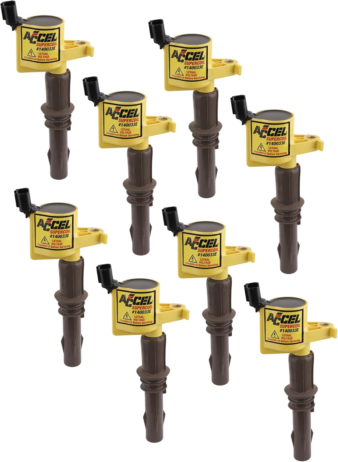 ACCEL 140033E SuperCoil Ignition Coil - Yellow, Individual