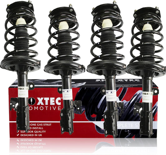 Shoxtec Full Set Complete Struts Assembly Replacement for 2004-2006 Lexus ES330 2004-2006 Toyota Camry Coil Spring Assembly Repl. part no. 172205 172206 172207 172208