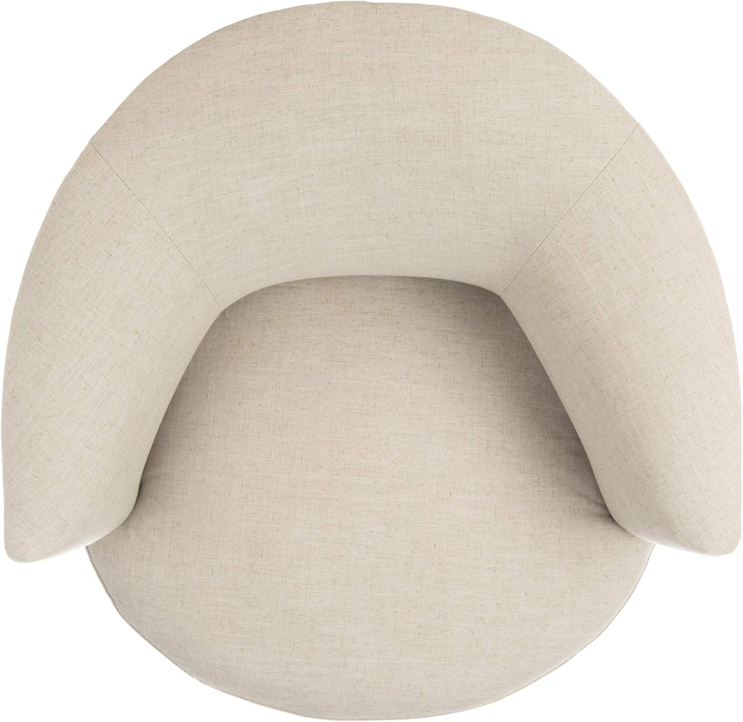 Safavieh Home Arlette Mid-Century Retro Light Grey Velvet Accent Chair